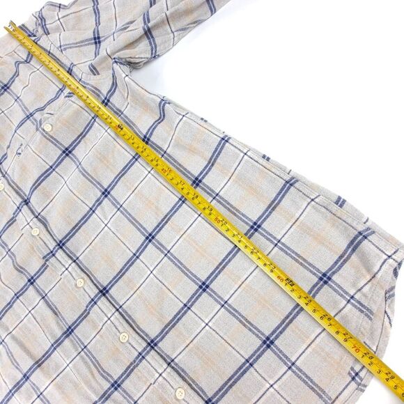 QUIKSILVER Modern Fit Long Sleeve Button Down Flannel Shirt Jacket XL Gray Plaid - Picture 4 of 5